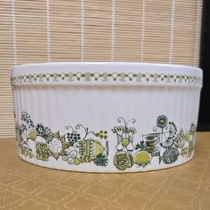 Vintage 1960's FIGGJO FLINT cassarole Dish